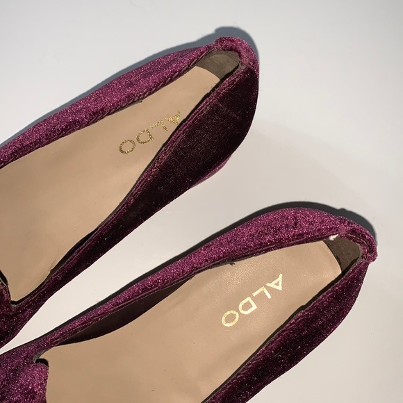 ALDO Women's Velvet Loafers - Picture 5 of 9